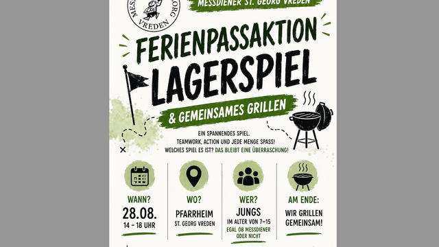 Ferienpassaktion der Messdiener St. Georg Vreden