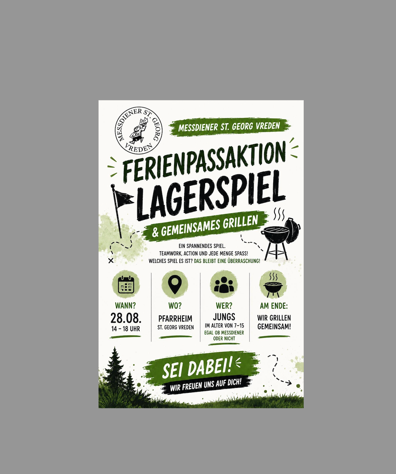 Ferienpassaktion der Messdiener St. Georg Vreden