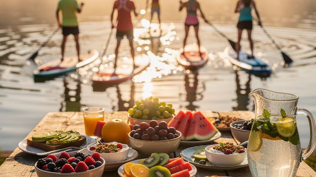 Ferienpass: Gesundes Frühstück & Stand Up Paddeling am Berkelsee