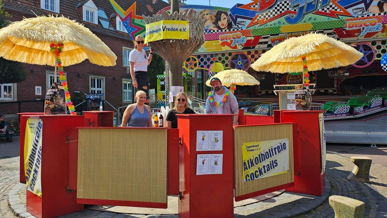 Cocktails auf der Kirmes