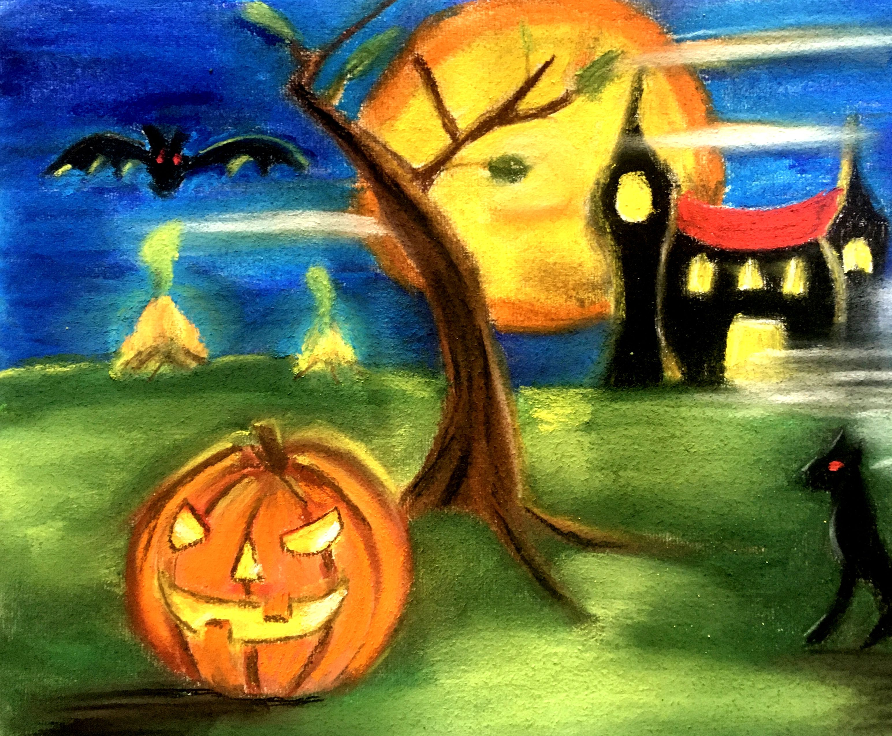 HALLOWEEN-KUNSTWORKSHOP MIT PETRA NIJMAN